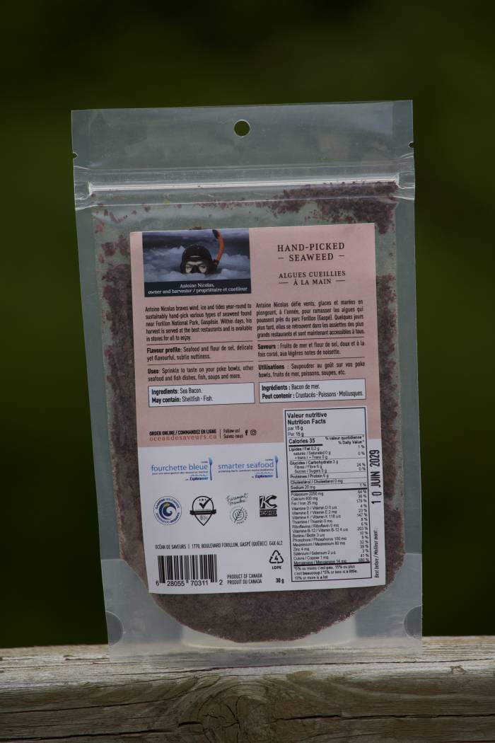Bacon de mer (Dulse) en flocons – Image 2