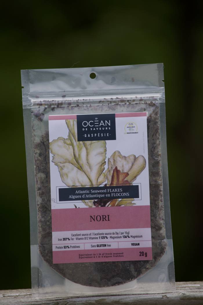 Nori d'Atlantique en flocons